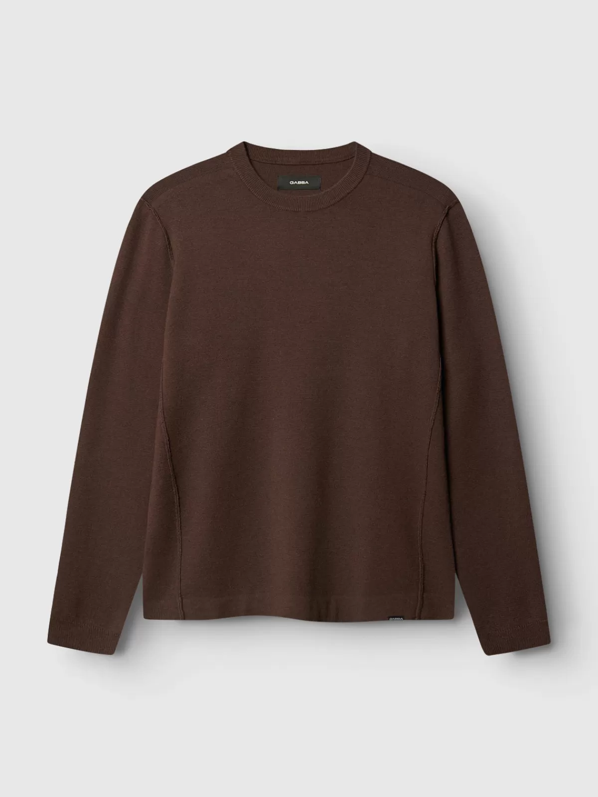 GABBA Knitwear<Blanko Ls BurntPurple