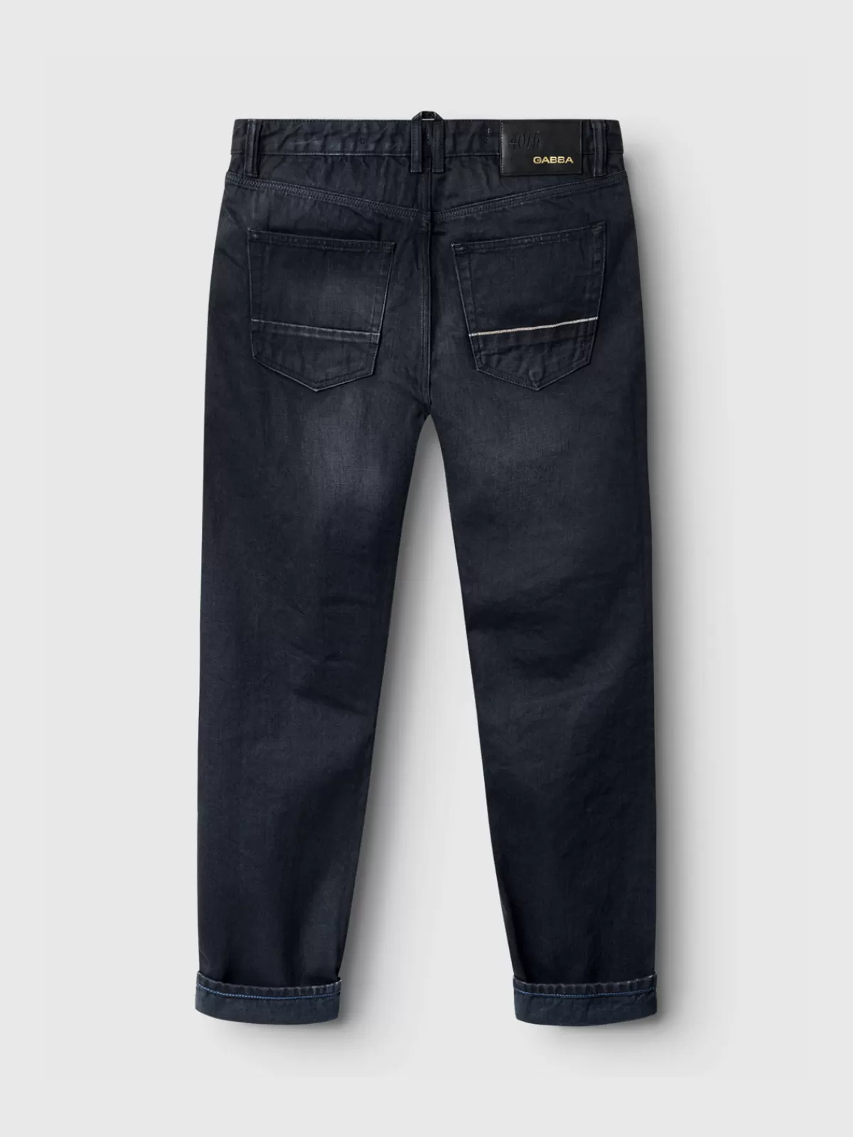 GABBA Jeans<Carl Selvedge 40th Anniversary BlueBlackDenim