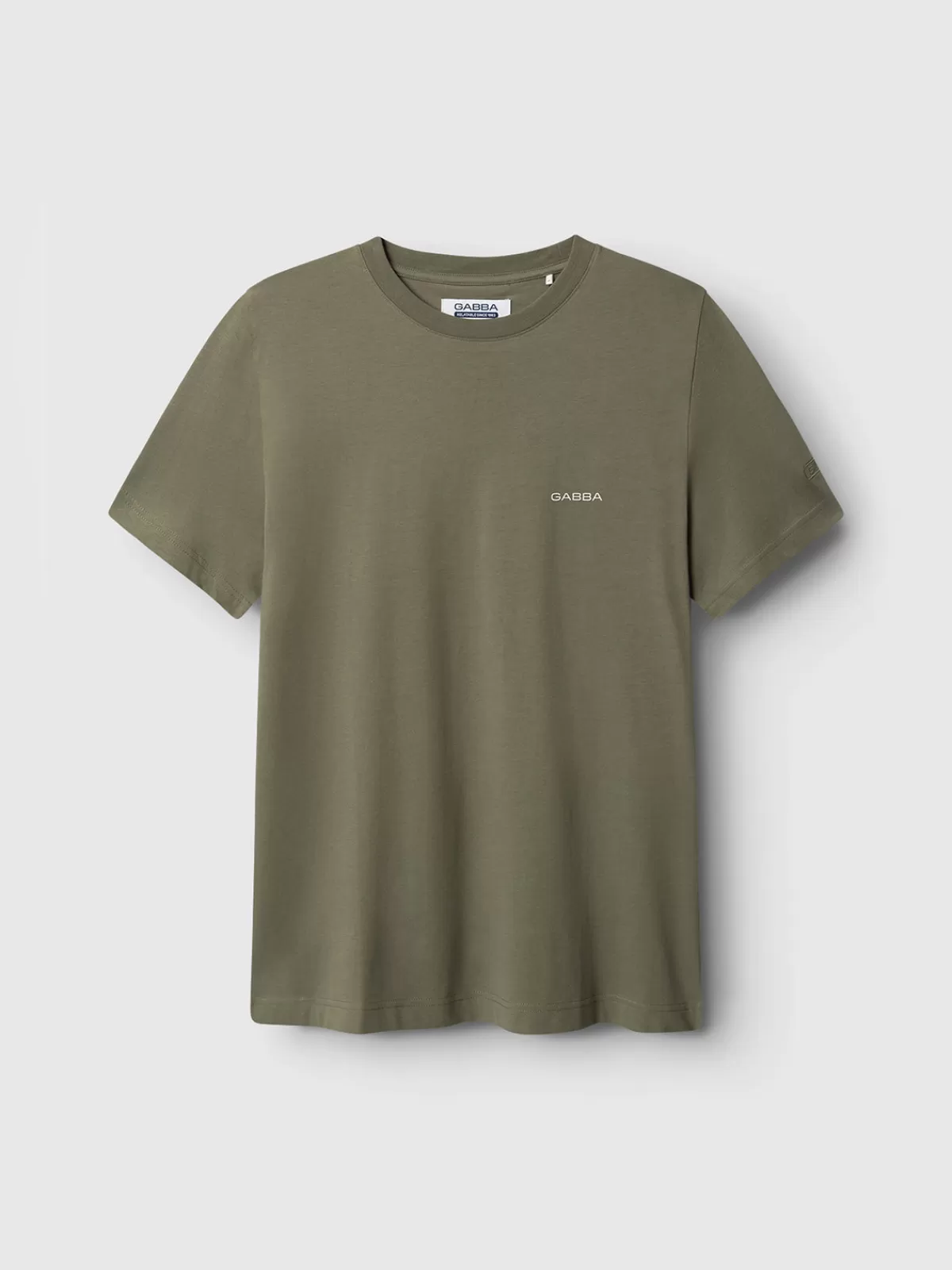 GABBA T-shirts<Dune Logo SS GOTS DeepLichenGreen