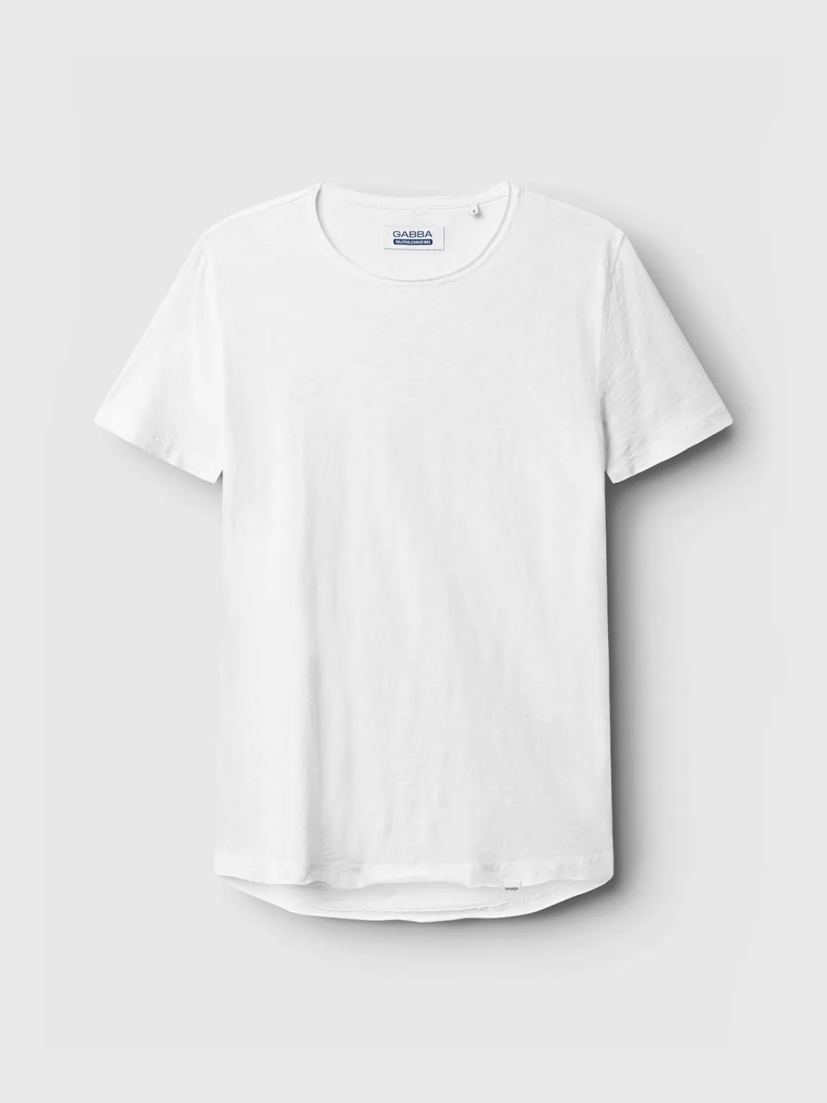 GABBA T-shirts<Konrad Slub S/S Tee White
