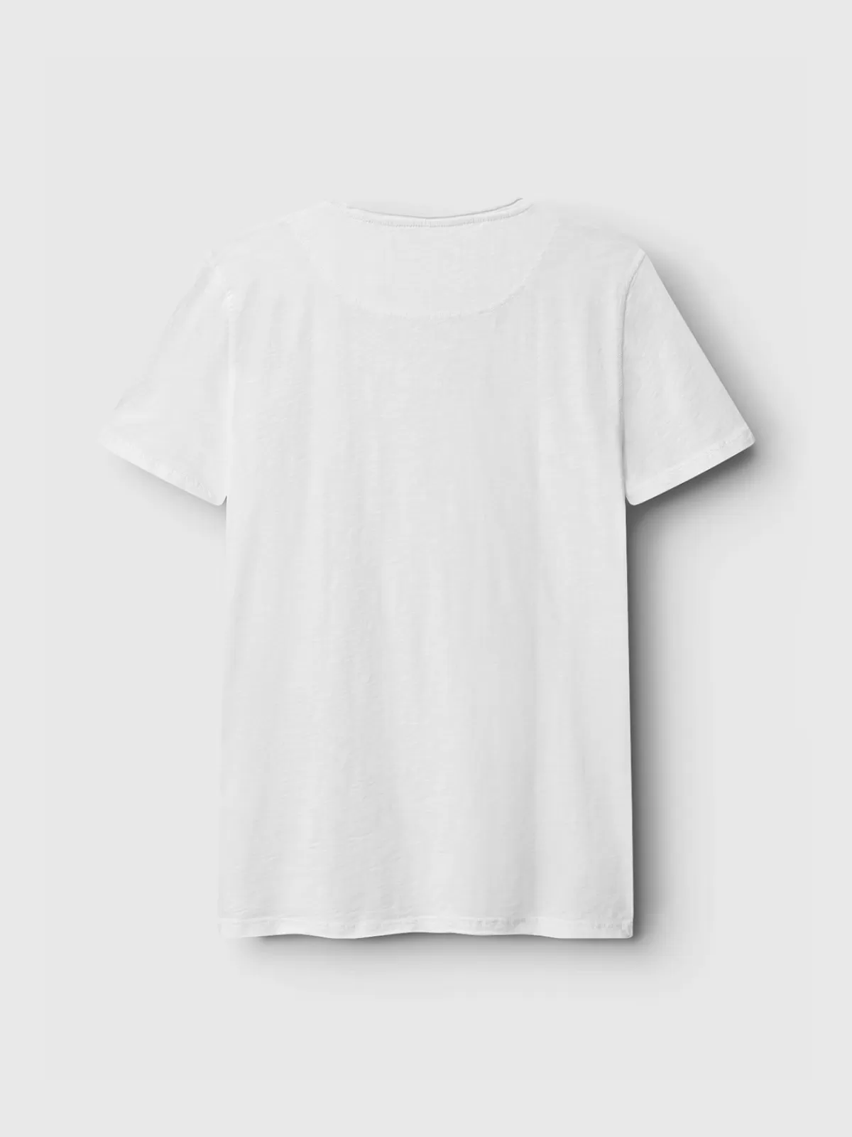 GABBA T-shirts<Konrad Straight Slub Tee White