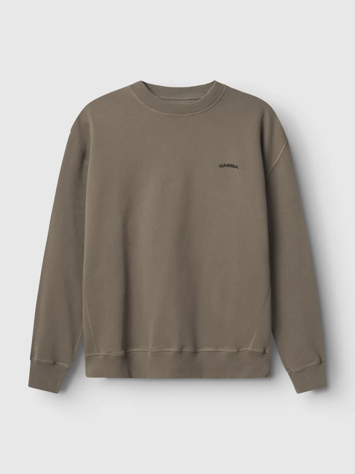 GABBA Sweatshirts<Nick Cross Sweat LS Lt.Brown