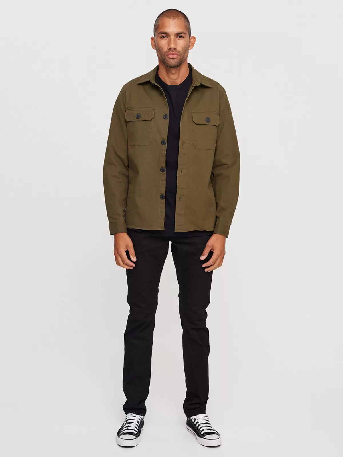 GABBA Overshirts<Topper LS Shirt Army